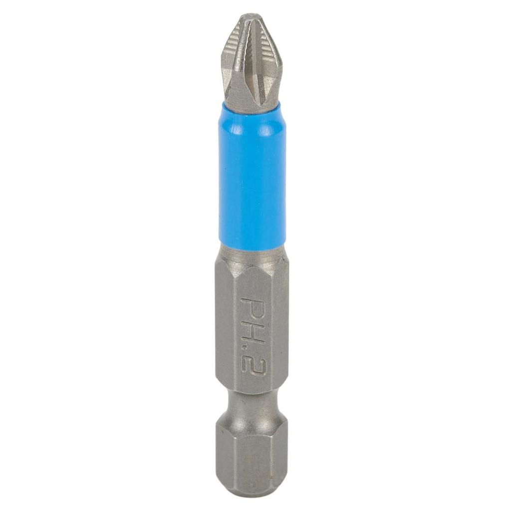 Sturdy and 50mm PH2 Cross Screwdriver Bits for Heavy Duty Applications