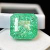 Natural Green Emerald 21.85ct Square Cut Certified Loose Gemstone