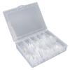 240pcs Artificial Ultra Thin Nail Tips Transparent False Nail Extension Tips Clear Nail Tips