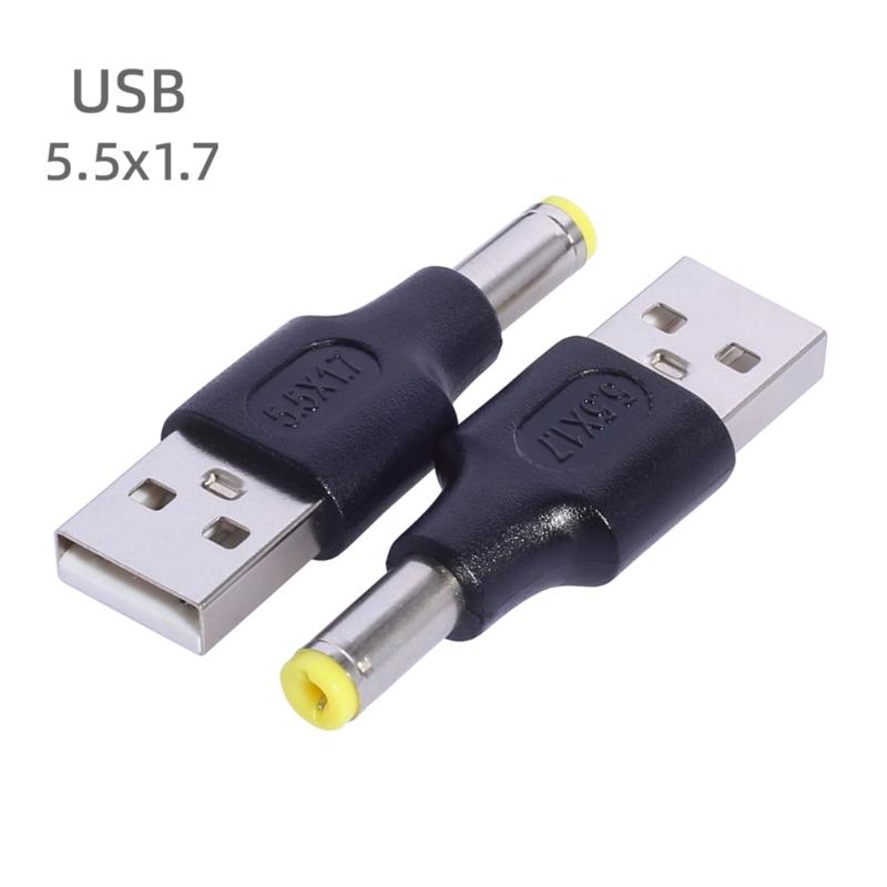 Multiple Interfaces USB Male To Male Converter 5V Fast Charging Solution for Home Office Travel Electronics Supports