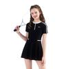 Disney Girls' One-Piece Skirted Swimsuit