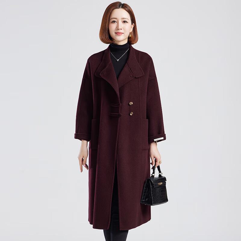 

Женское зимнее пальто Fengmao из 100% шерсти свободного кроя M