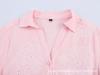 Wholesale of Women's Clothing, European and American Style Summer New Hollow Embroidered Drawstring Waist Thin Dress