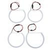 LED Angel Eyes Halo Rings Lighting Kit White Light Car Modification Replacement for E90 E91 E46