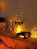 Outdoor Portable Lanterns Solar Flame Lantern Party Camping LED Light Decor Type-C/Solar Charging Lighting