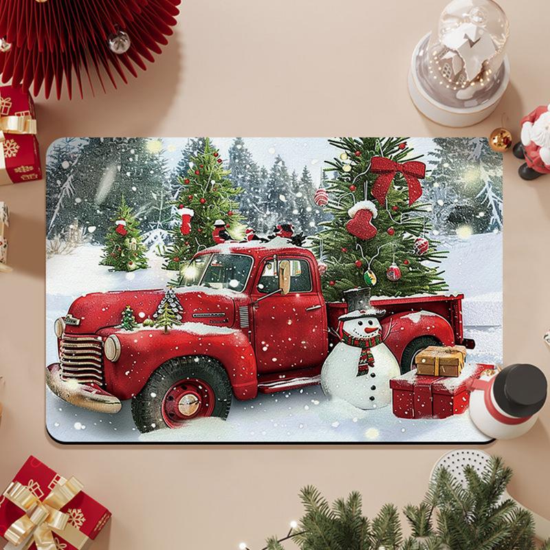Toilet Floor Mat Bathroom Non-slip Strong Absorbent Toilet Door Toilet Diatom Mud Quick Drying Mat Carpet Bathroom