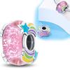Authentic Certified Pink Glass Bead Blue Romantic Bead Charms Compatible With Bracelets Charm Bead Charms Copper Women Diy Jewellery Making