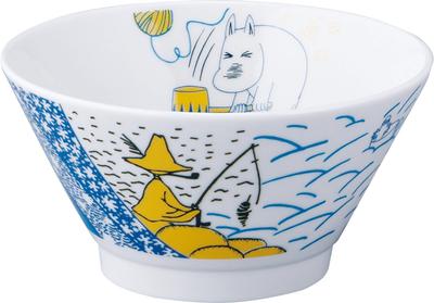 Mumin liten skål (650ml) (Mumin) Aina-serien, Tillverkad i Japan, Yamaka Shoten, MM8501-312
