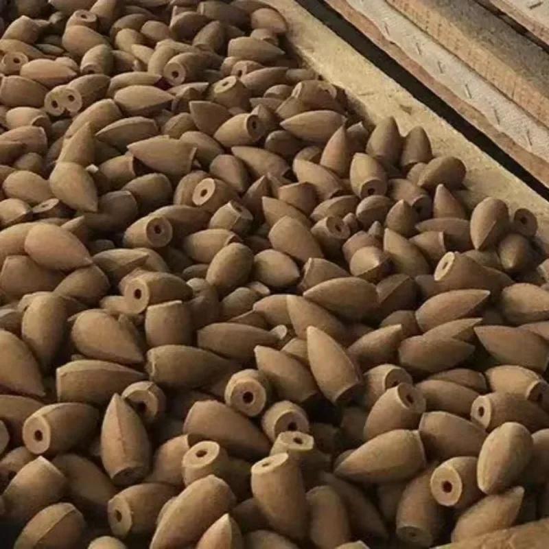 50/100 szt. Stożki kadzidła zwrotnego Aromaterapia Mieszane zapachy, Darmowy prezent Uchwyt na kadzielnicę typu wodospad Ozdoba do wystroju domu