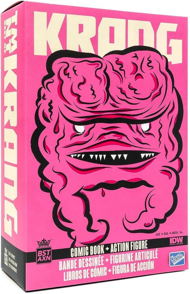 Mutant Turtles Original Series Royal Subject BST AXN 8 Inch Action Figure Special Pack with Comic Kraang TV Anime Classic Turtle Old Turtle Ninja