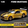 1/42 Ford Mustang GT 2018 Montage-Modifikationsserie Legierung Diecast Automodell Trendige Heimdekoration Miniaturen Geburtstag