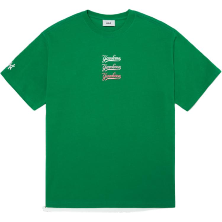 New MLB T Shirts Unisex Green 3ATS04023-50GNS