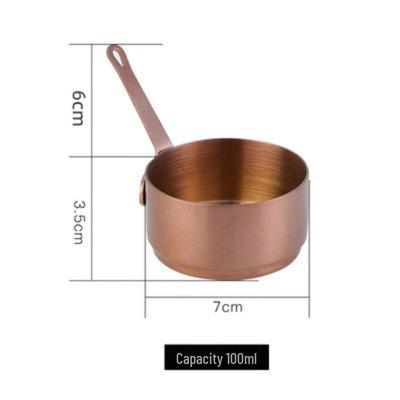 ZISIZ 304 Stainless Steel Dipping Sauce Cups with Handle