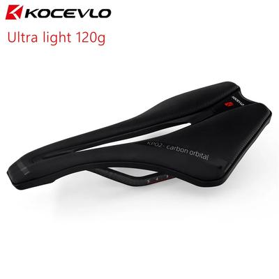 KOCEVLO Dimension 143 Σέλα Άνθρακα Υπερελαφριά 120g Αναπνέουσα Άνετη Μαξιλαράκι Καθίσματος Σέλα Ποδηλασίας Δρόμου Ράγες Άνθρακα