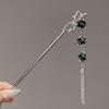 Antique Butterfly Pearl Hairpin, Curved Moon Tassel High-End Minimalist Style, Women'S Special Hairpin For Braided Hair