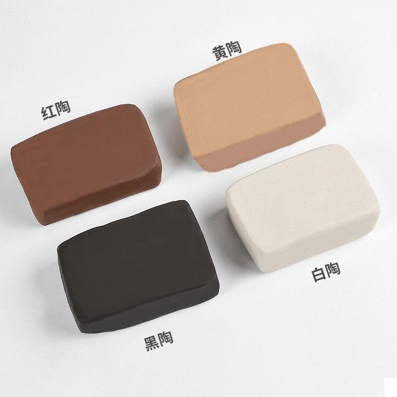 500g High White No-Bake Polymer Clay for DIY Porcelain Sculpting – Perfect for Kids' Pottery Projects and Handmade Creations
