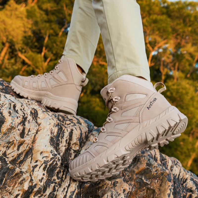 Plus Size Breathable Men Boots Outdoor Desert Boots Comfortable Ankle Boots For Men Hiking Shoes