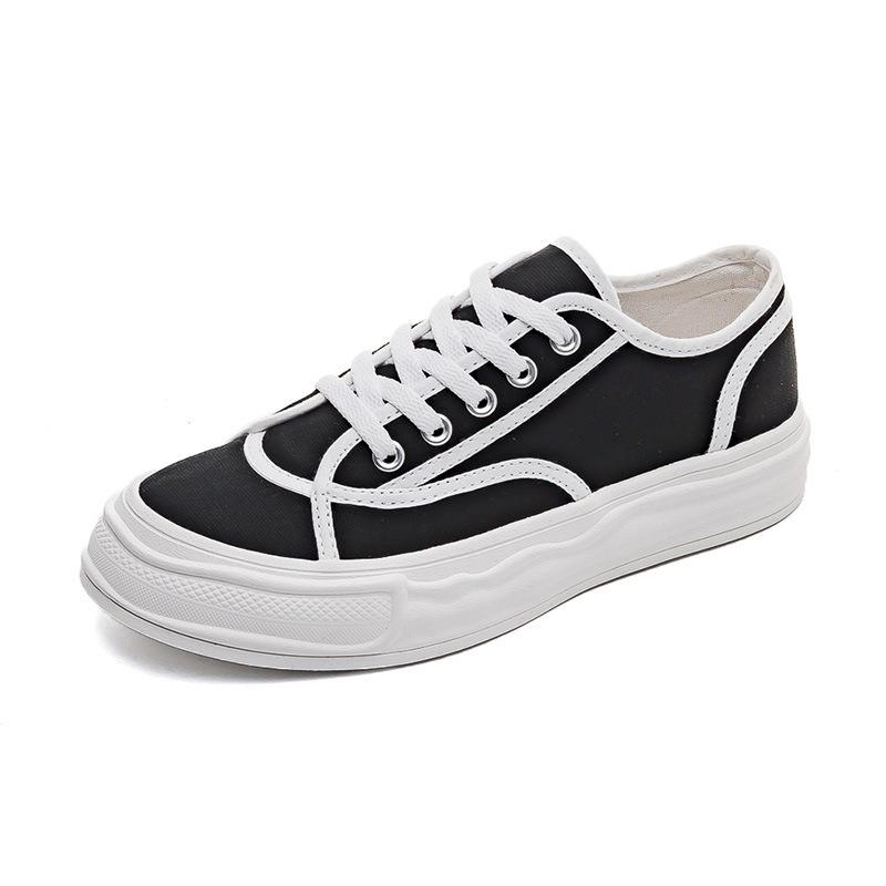 New Spring and Autumn Little White Shoes Women's Flat Casual Trendy Women's Student Board Shoes Canvas Shoes