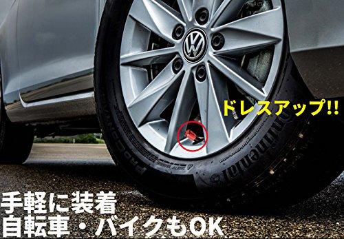 [COTRAX] Air Valve Cap Aluminum Wheel Tire Cap Light Car