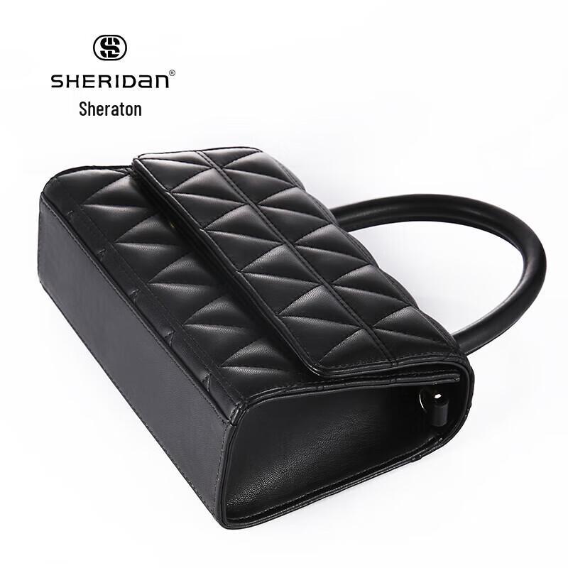 Sheraton Women's Small Plaid Leather Crossbody Handbag