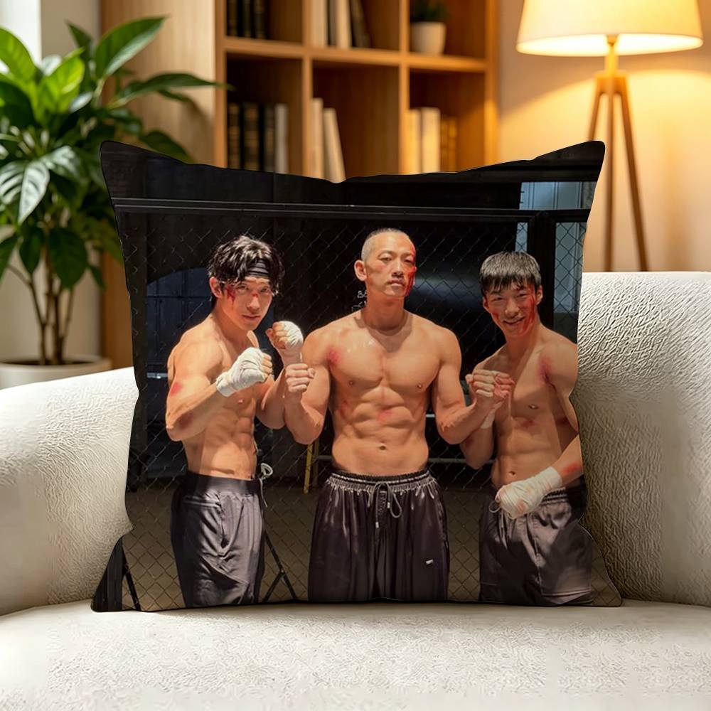 KKorean Action Drama Bloodhounds Pillow Case Square DoubleSided Sofa Cushion Cover Bedroom Bedside Pillow