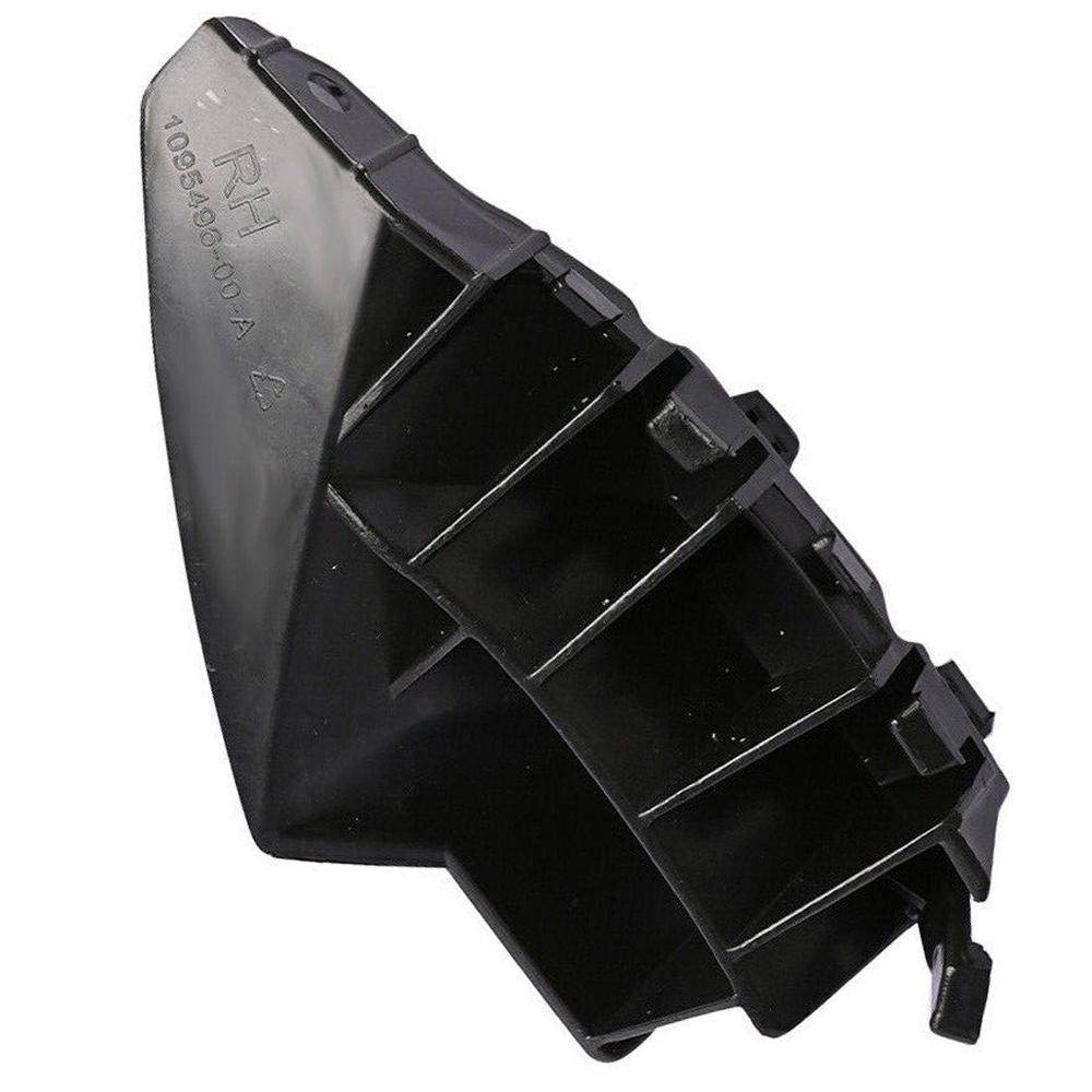 1pc Plastic Front Bumper Fender Bracket Support Black for Tesla Model S 2016-2025 1095495-00-A Replacement Part
