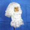 Santa Claus Wig and Beard Set - Holiday Party Costume and Halloween Props