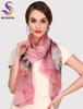 Silk Scarf Mulberry Silk Scarf Long Design Quality Female Spring And Autumn Scarf All-Match Fashion Women Satin Pink Shawl