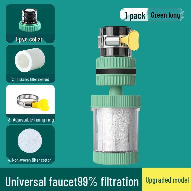 2026 360° Rotating Shower Head with Washable Filter, Splash-Proof Water Purifier for Kitchen Faucets