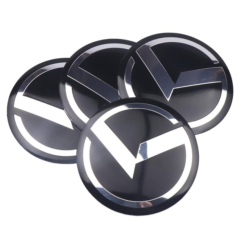 

4pcs Car Wheel hub Center Cap Badge covers sticker accessories For Kia Rio Ceed Sportage Sorento Seltos Picanto Optima K2 K3S