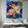 Oshi no K Wall Tapestry Aesthetic Wall Hanging Printed Fabric Blanket Decorative Tapestries for Bedroom Living Room Home Decor