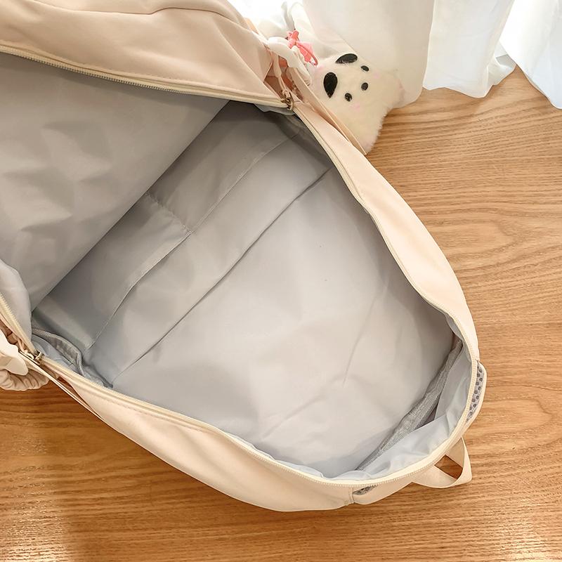 Sac d'école pour collégienne Sac à dos grande capacité pour femme