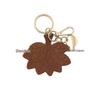 Creative Pomelo Leaf Pendant Bag Charm, Multi-color PU Leather Design
