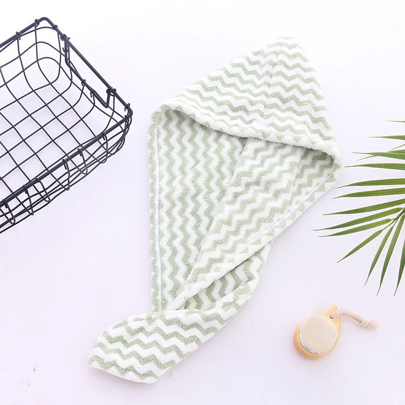 

Детская быстросохнущая шапочка для душа - Утолщенная, влаговпитывающая, двухслойная повязка для волос для женщин и детей, милый дизайн Hair Dryer Cap