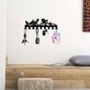 Castle Dragon Key Hanger Durable Metal Space Saving Design Modern Hallway Decor Housewarming Gift