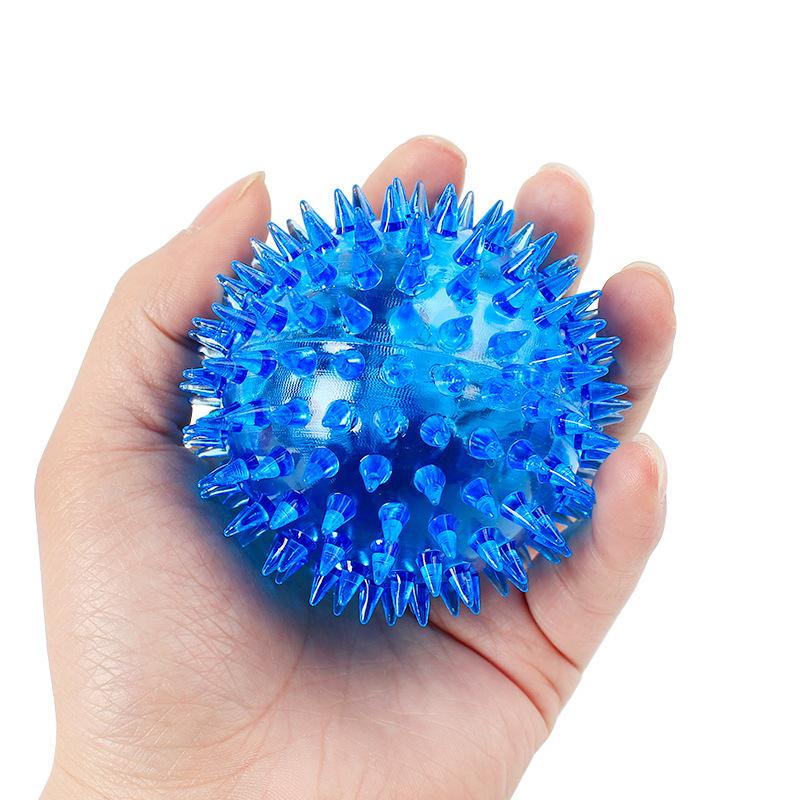 Pet Toy Ball Sting Ball Puppy Glowing Sound Dog Can't Bite Cross-border Amazon Popular Cat and Dog Toys