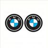 2Pcs Car Coasters Silicone Cup Holder Coaster Insert For BMW 3 5 Series X1 X3 X5 G01 G02 G05 F10 F30 F48 E83 E87 E90 G30 Sticker