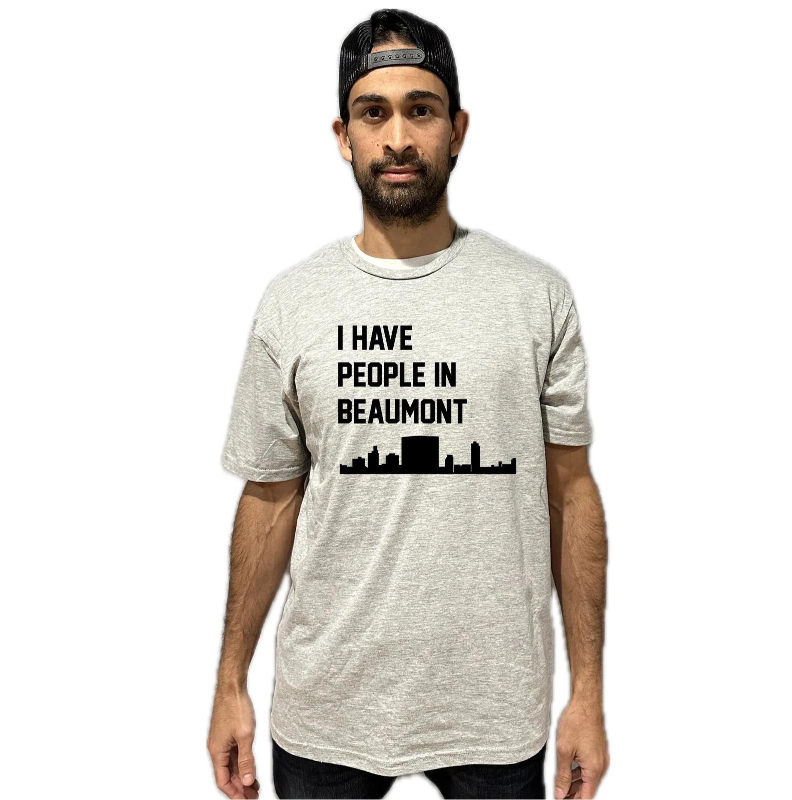 I Have People In Beaumont Texas Skyline T-Shirt 2XL