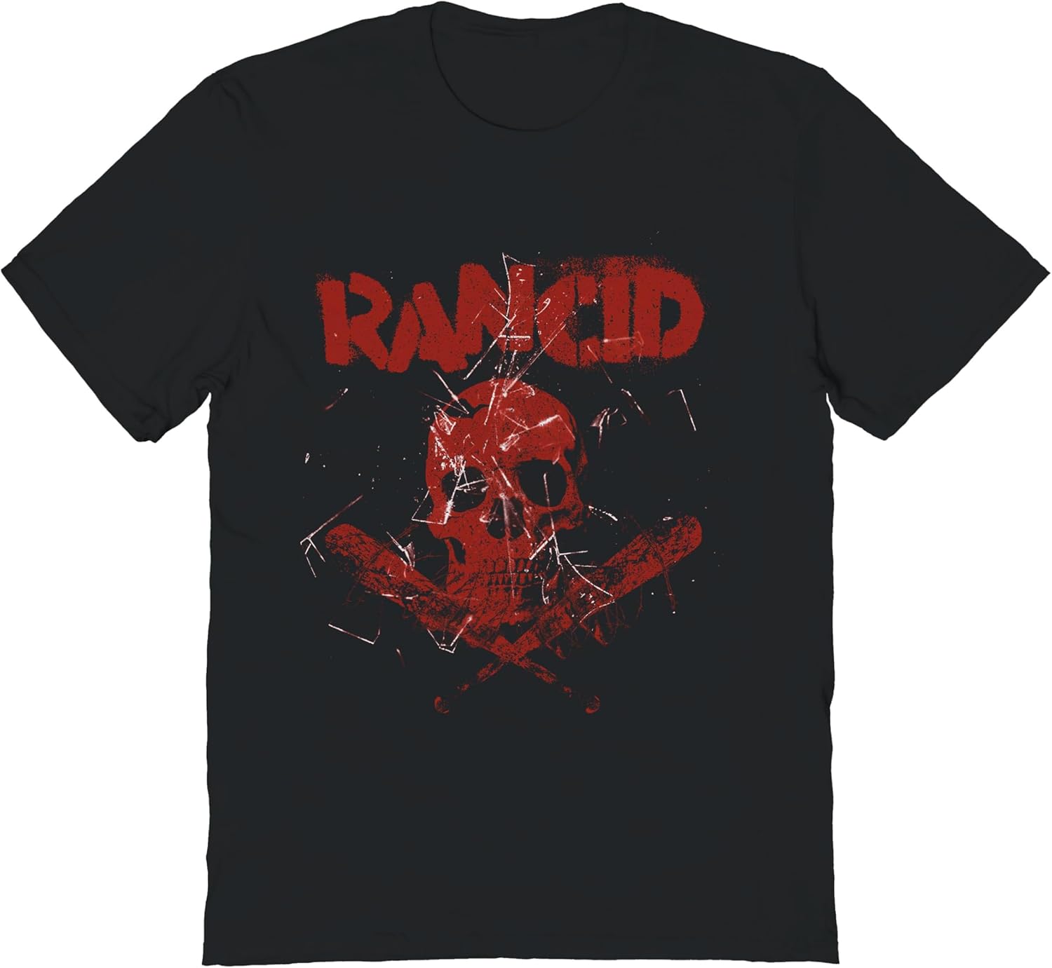 Rancid Skull Bats Graphic T-shirt XL