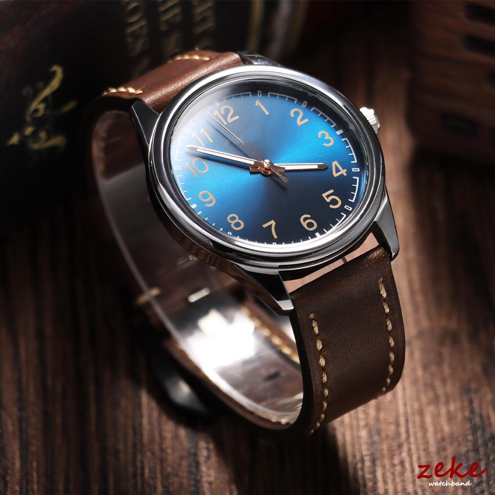 Cinturino in Pelle Vintage Retro 18/20/22/24/26mm Rilascio Rapido per Orologio Huawei GT2 3 Braccialetto Uomo Donna Universale Accessori