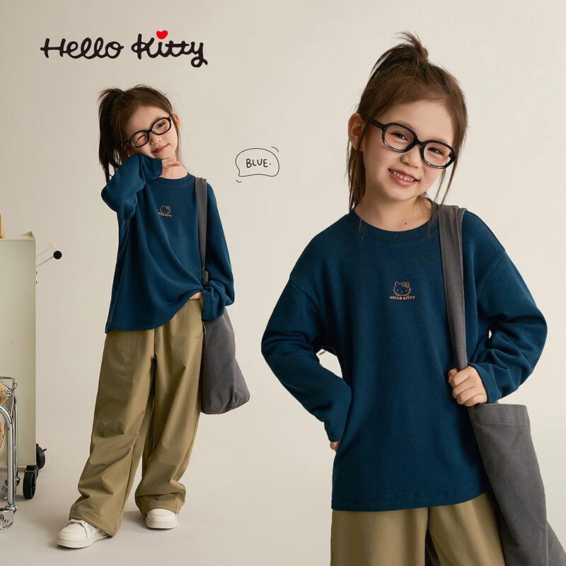 Girls  Hello Kitty Print Long Sleeve T-Shirt 130