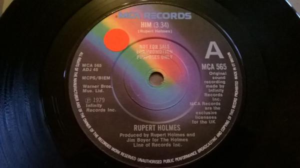 

7inch Record RUPERT HOLMES - Him MCA565PROMO MCA Records 1979 UK Rock Used
