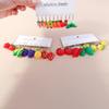 Fashion Resin Simulation Fruits Earrings for Women Pineapple Strawberry Apple Banana Cherry Drop Earrings Girls Jewelry Gifts