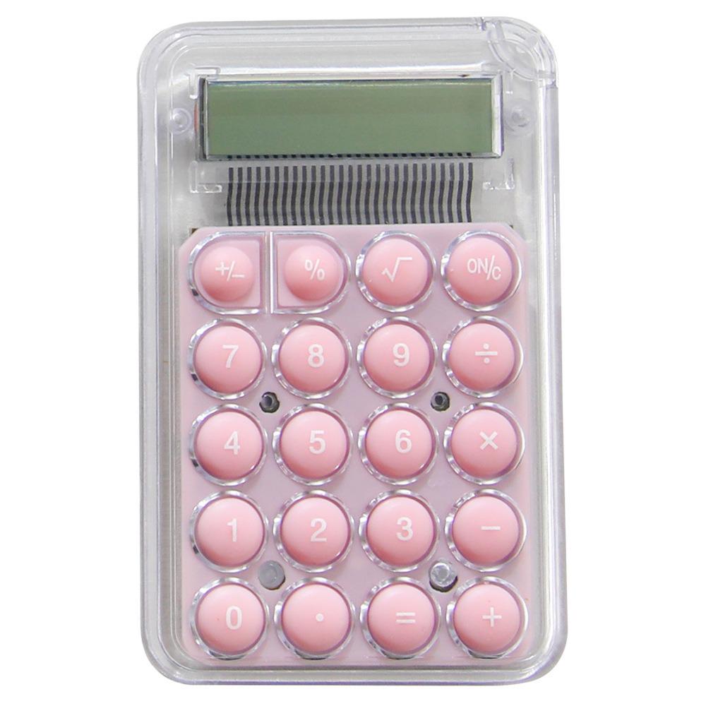 Cute Mini Pocket Calculator for Students - Portable, Candy Colors, User-Friendly Design