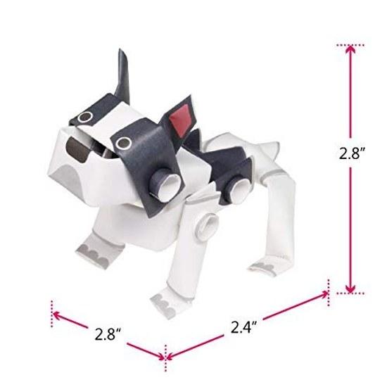 PIPEROID Animals Dog Series French Bulldog - Paper Craft Kit That Can Be Enjoyed Elementary School Students Adults Also Suitable Boys Girls Who Like