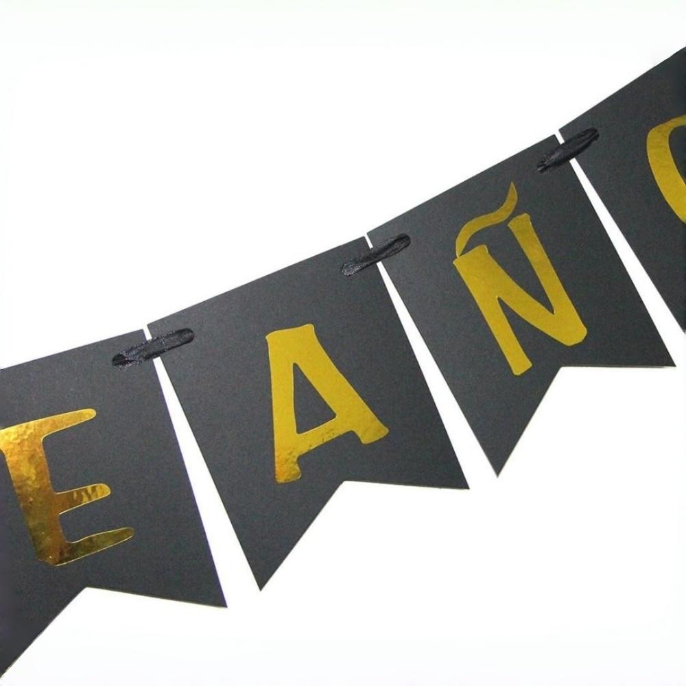 1/5/10PCS Spanish Letter Flag Birthday Decoration Paper Happy Birthday Banner for Adult Birthday Party Backdrop Pendant Decor