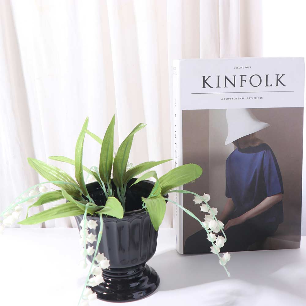 Roman Column Plant Flower Pot Vintage Style Flower Arrangement Utensils  Desktop Decor