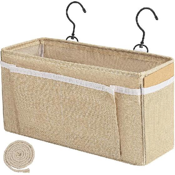 Bedside Caddy, Bedside Organizer, Hanging Organizers, Storage Bags With Self-Adhesive On The Back To Hang Over Beds For Headboards, Bunk Bed, Car