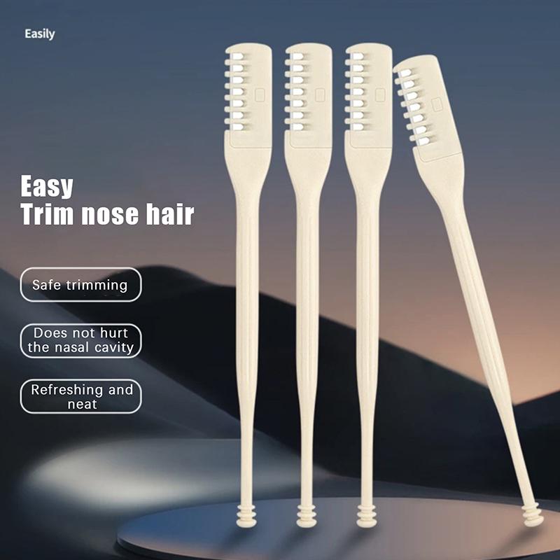 10Pcs Nose Hair Remover 360 Rotating Nasal Clippers Nose Hair Trimmer For Women Men Manual Double Sided Bladenose Hair Trimme