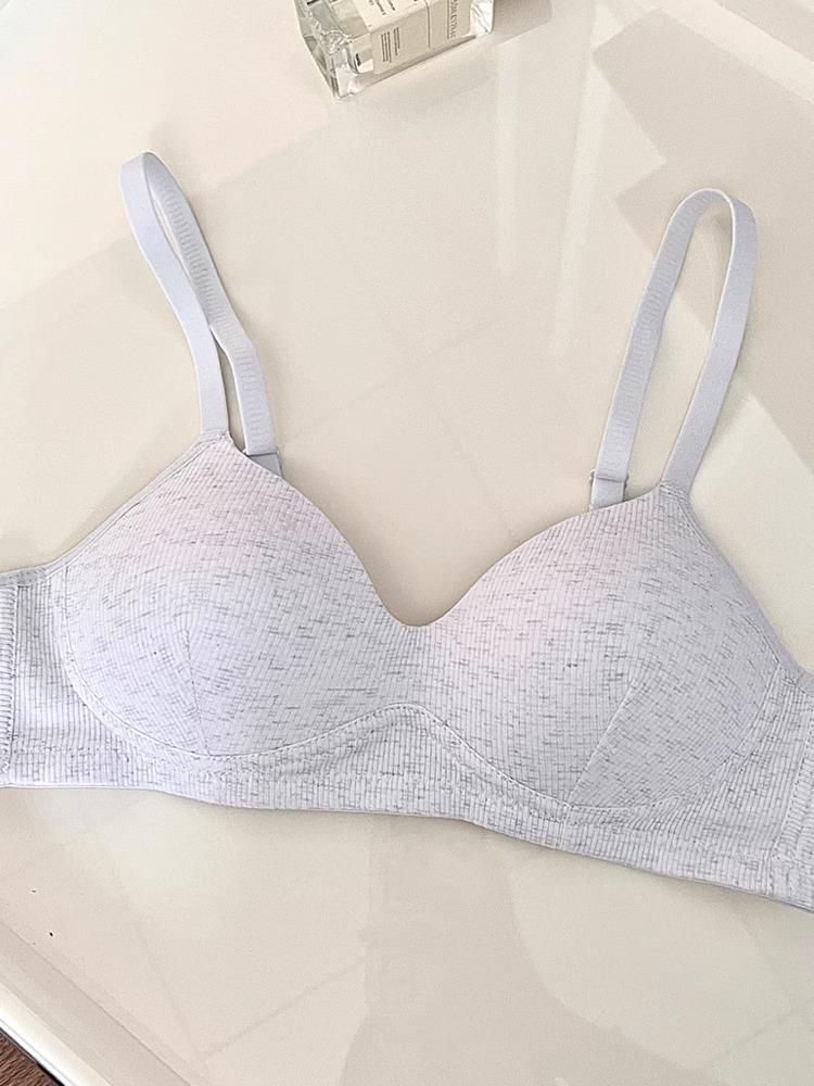 Pure Cotton High School Girls' Push-up Wireless Bra
